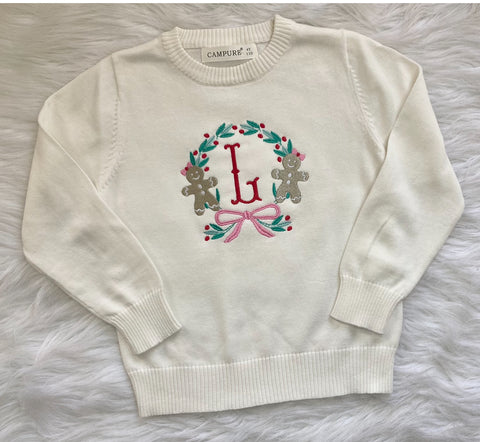 Cream Gingerbread Sweater