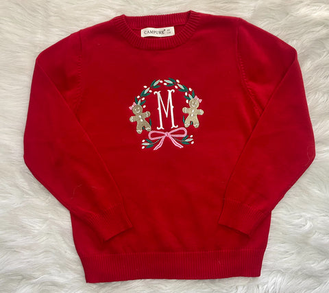 Red Gingerbread Sweater