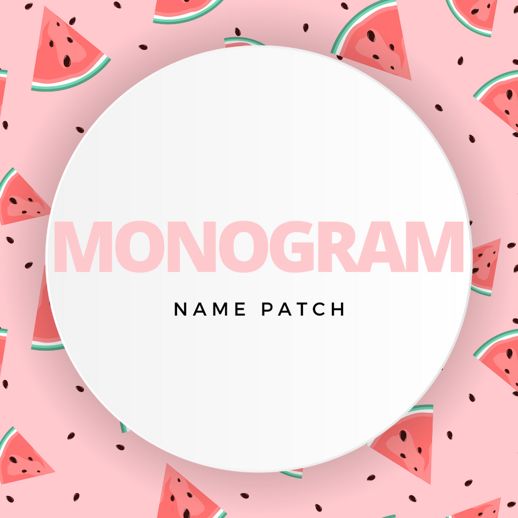 Monogram-Patch w/Name