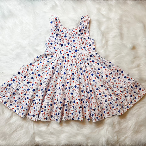 Stars and Stripes Twirl Dress