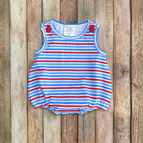 Red/Blue Stripe Boy Bubble